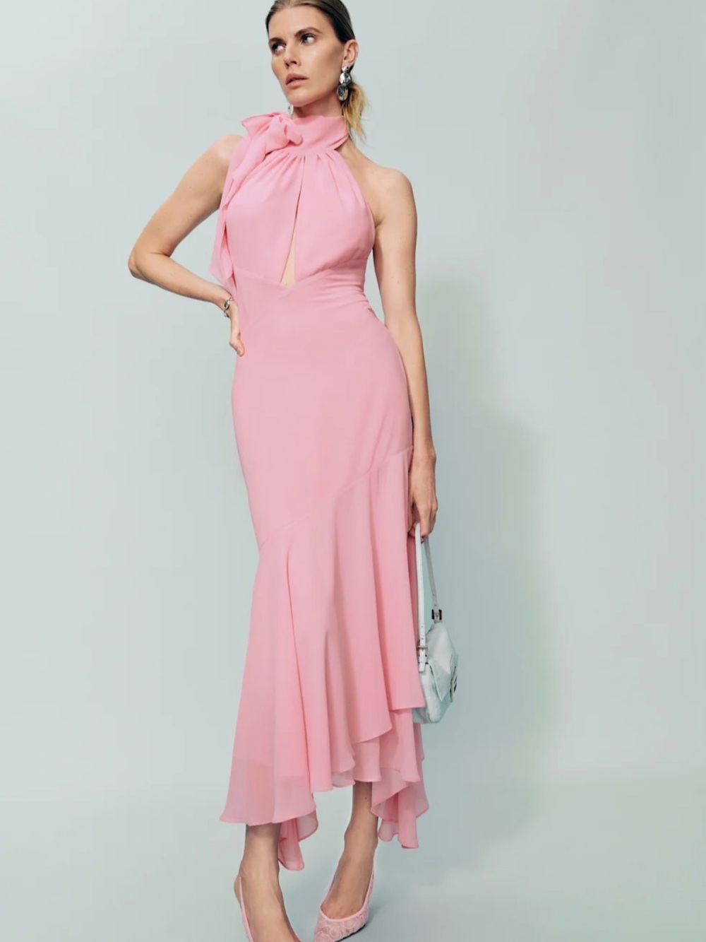 REFORMATION Mela Dress in Taffy 6